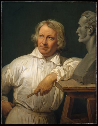 Bertel Thorvaldsen (1768-1844) Horace Vernet mellszobrával alkotó: Horace Vernet