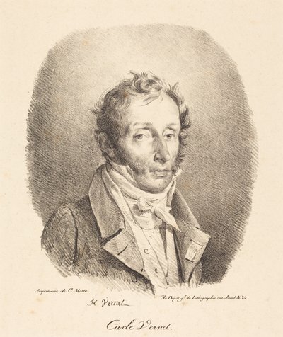 Carle Vernet mellszobra alkotó: Horace Vernet