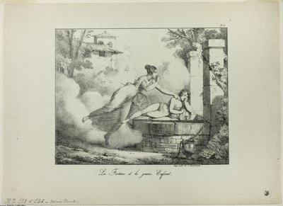 Szerencse és a kisgyermek alkotó: Emile Jean Horace Vernet