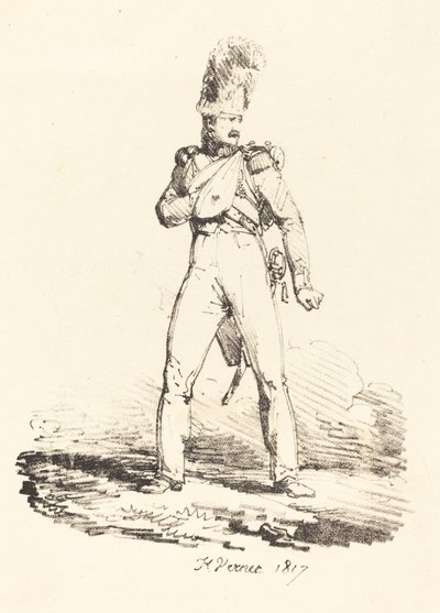 Gránátos alkotó: Emile Jean Horace Vernet