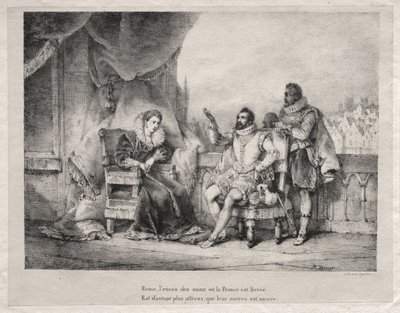 Marie de Medici és IV. Henrik francia alkotó: Horace Vernet