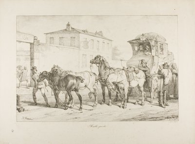 Postakocsi alkotó: Emile Jean Horace Vernet