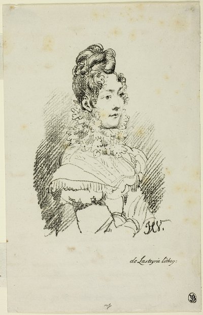 Madame Perregaux portréja alkotó: Emile Jean Horace Vernet
