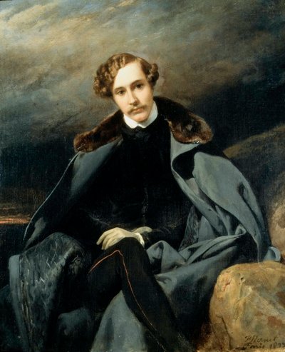 Alekszandr Ivanovics Barjatyinszkij herceg portréja 1815-1879, 1837. alkotó: Emile Jean Horace Vernet