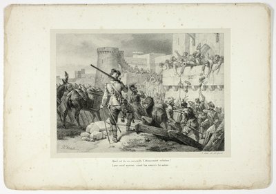 Mennyire megdöbbentek ezek a haldoklók... alkotó: Horace Vernet