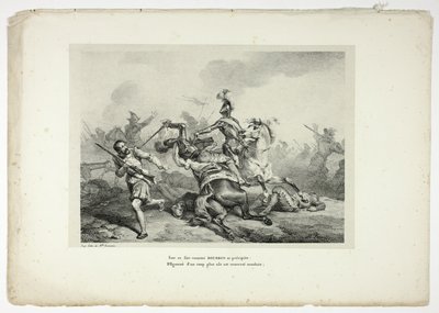 BOURBON lecsap erre a büszke ellenségre... alkotó: Horace Vernet