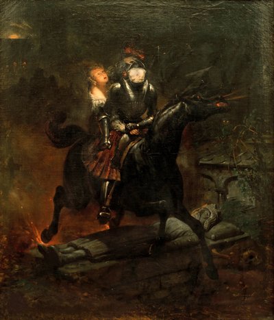 Lenora ballada, 1839. alkotó: Emile Jean Horace Vernet