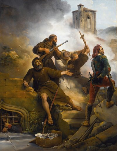 Zaragoza első ostroma, 1819. alkotó: Emile Jean Horace Vernet