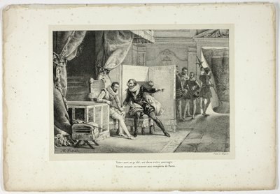 A sorsod - mondtam - a bátorságodban rejlik... alkotó: Horace Vernet