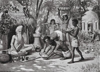 Egy remete a dátumokon túli időkben (litográfia) alkotó: Horace van Ruith
