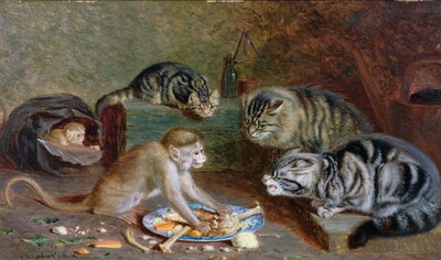 Monopólium (olaj a panelen) alkotó: Horatio Henry Couldery