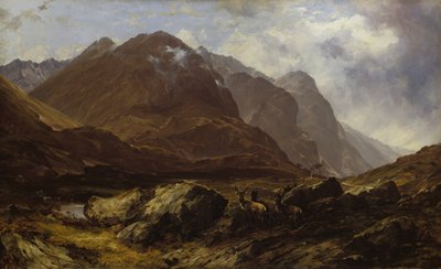 Glencoe alkotó: Horatio McCulloch