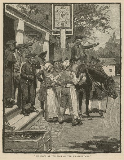 Megáll a szélvész jelénél alkotó: Howard Pyle