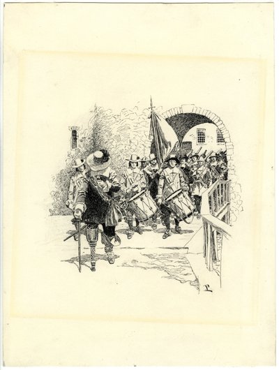 Farokdarab a The Evolution of New York-hoz, II alkotó: Howard Pyle