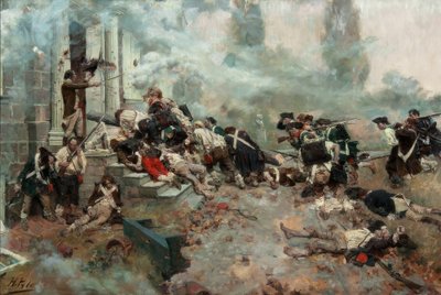 A Chew-ház elleni támadás alkotó: Howard Pyle