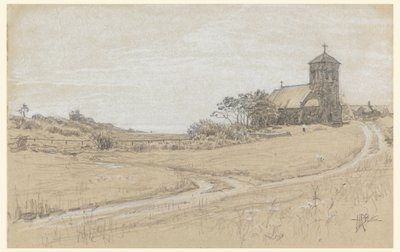 Rajz, tájkép, 1880-90 alkotó: Howard Russell Butler