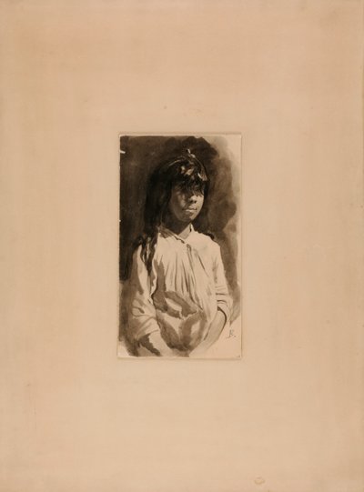 Egy Mesdado lány feje alkotó: Howard Russell Butler