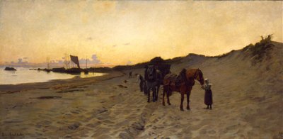 A hínárgyűjtők, 1886. alkotó: Howard Russell Butler