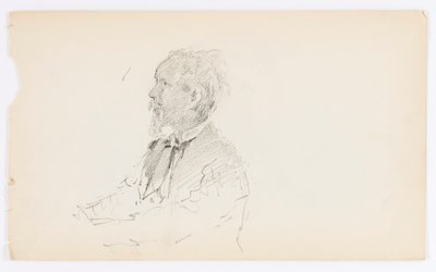 Cím nélkül (Szakállas férfi feje) alkotó: Howard Russell Butler