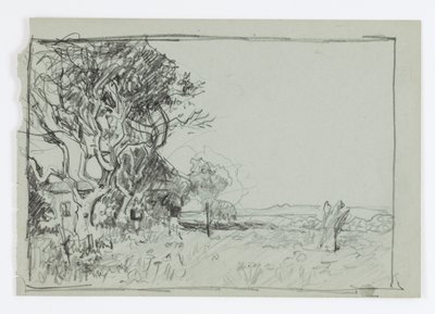 Cím nélkül (fa házzal) alkotó: Howard Russell Butler