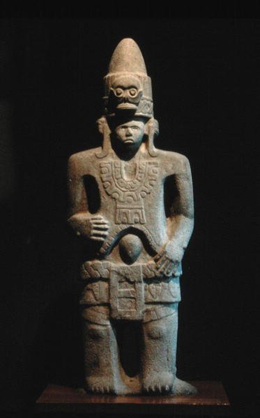 Szobor, klasszicizmus utáni időszak (900-1521) (kő) alkotó: Huaxtec Huaxtec
