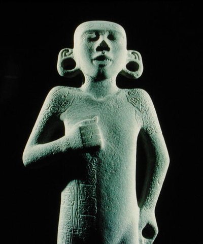 Tamuin fiatalembere, késői posztklasszikus időszak (1300-1521) (kő) (207851 részlet) alkotó: Huaxtec Huaxtec