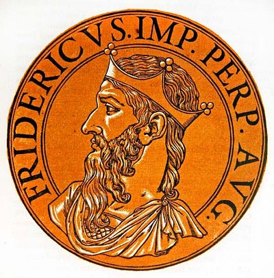 I. Barbarossa Frigyes medálos portréja alkotó: Hubert (after) Goltzius