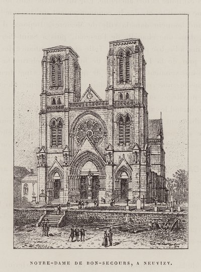 Notre-Dame De Bon-Secours, A Neuvizy (metszet) alkotó: Hubert Clerget
