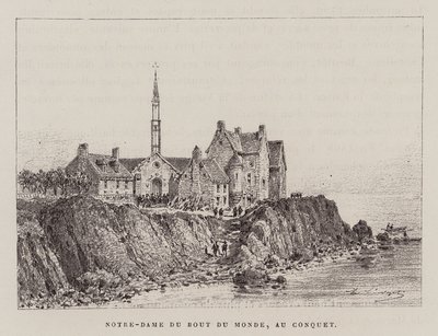 Notre-Dame Du Bout Du Monde, Au Conquet (metszet) alkotó: Hubert Clerget