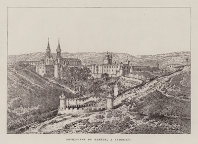 Notre-Dame Du Remede, A Frigolet (metszet) alkotó: Hubert Clerget