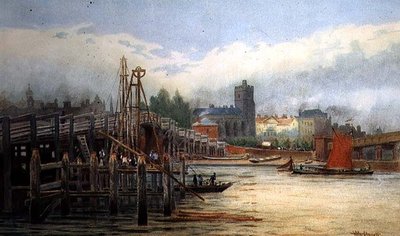 Régi Putney híd alkotó: Hubert James Medlycott