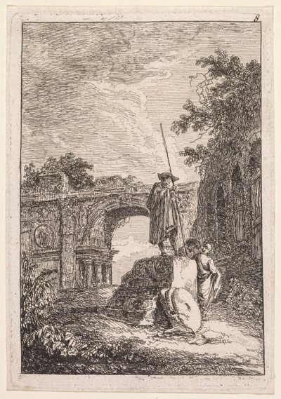 Esték Rómában: A Diadalív alkotó: Hubert Robert