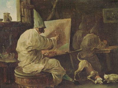 Buffoons festő alkotó: Hubert Robert