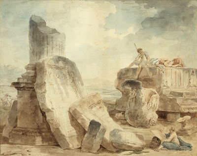 Romok alakokkal alkotó: Hubert Robert
