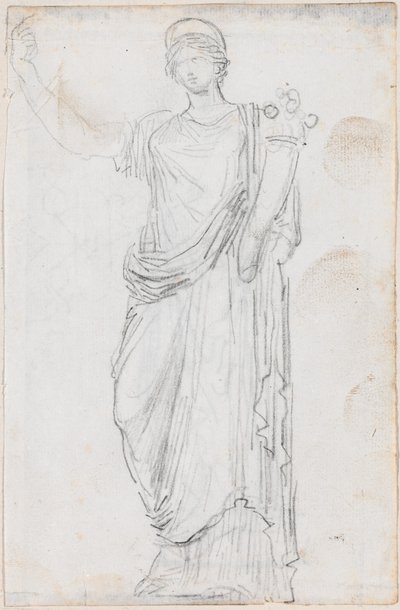 A bőség szobra [recto] alkotó: Hubert Robert