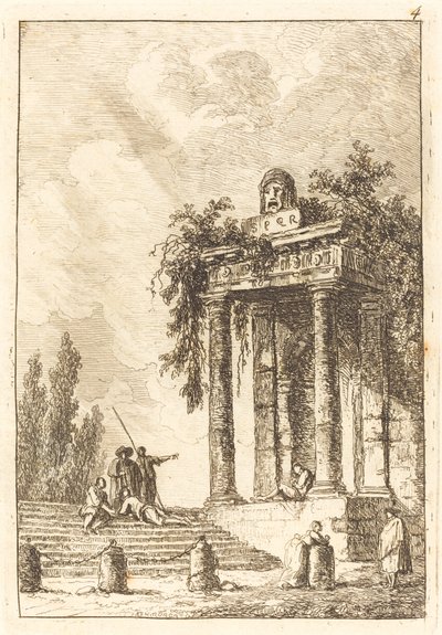 Lépések a négy nevezetességhez alkotó: Hubert Robert