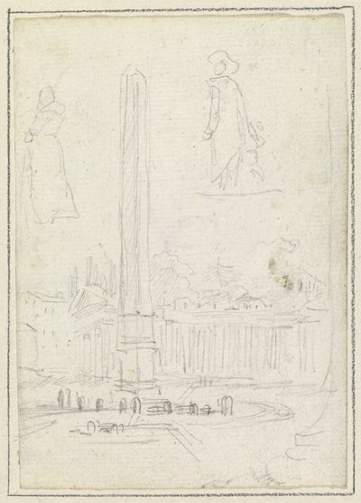 Obeliszk a Szent Péter téren alkotó: Hubert Robert