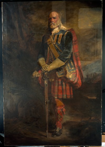 John Gordon a Glenbucketből alkotó: Hubert von (studio of) Herkomer