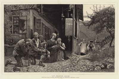 A halál kapujában alkotó: Hubert von Herkomer