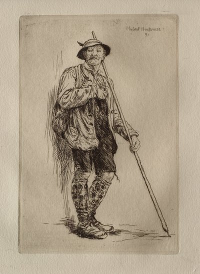 Bajor paraszt alkotó: Hubert von Herkomer