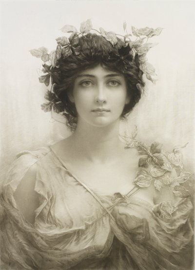 Clematis (vegyes metszet) alkotó: Hubert von Herkomer