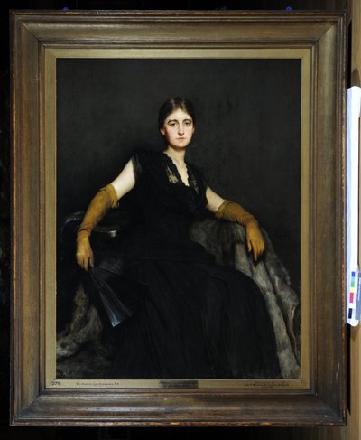 Belépő, vagy Lady in Black alkotó: Hubert von Herkomer