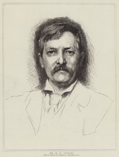Mr H M Stanley alkotó: Hubert von Herkomer