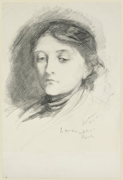 Mrs. Thomas Tylston Greg alkotó: Hubert von Herkomer