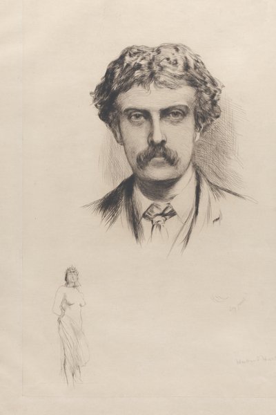 Cecil Lawson portréja, 1882. alkotó: Hubert von Herkomer
