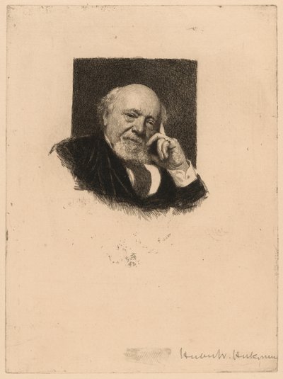 Férfi portréja alkotó: Hubert von Herkomer