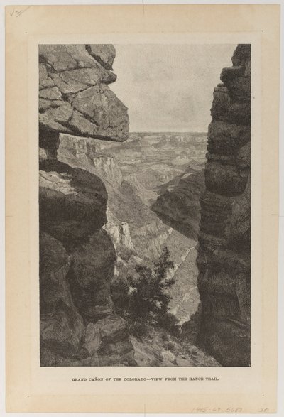 A Colorado -i Grand Canyon, Kilátás a Hance -ösvényről alkotó: Hugh Bolton Jones