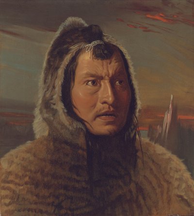 Egy eszkimó portréja alkotó: Hugh Collins