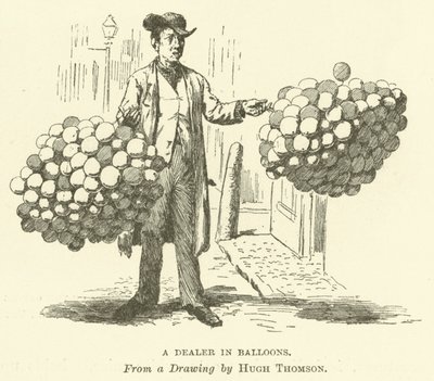 Egy léggömbkereskedő alkotó: Hugh Thomson