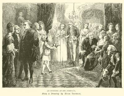Egy este Sir Joshuasnál alkotó: Hugh Thomson
